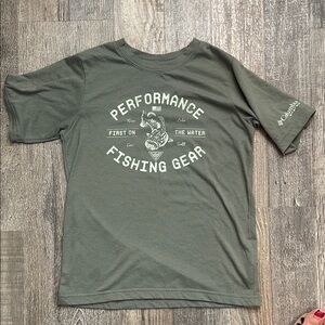 Columbia Green Performance Fishing Gear Tee